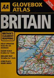 Aa Glovebox Atlas Britain Aa Publishing Automobile Association Great Britain