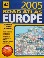 Aa Road Atlas Europe 2005 7rev Ed Edition Automobile Association Great Britain