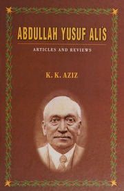 Abdullah Yusuf Alis Articles And Reviews Ali Abdullah Yusuf