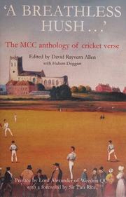 A Breathless Hush The Mcc Anthology Of Cricket Verse Doggart