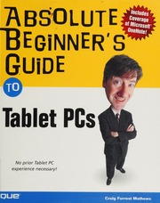 Absolute Beginners Guide To Tablet Pcs Mathews Craig F Craig Forrest
