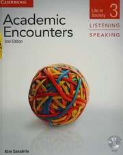 Academic Encounters Life In Society Level 3 Listening And Speaking 2nd Ed Sanabria