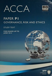 Acca P1 Professional Accountant Study Text 2013 Study Text Media