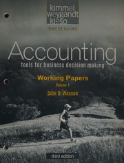 Accounting Tools For Business Decision Making Kimmel Paul D