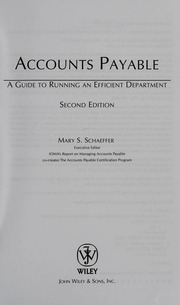 Accounts Payable A Guide To Running An Efficient Department Schaeffer