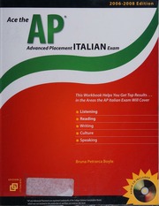 Ace The Ap Advanced Placement Italian Exam With Audio Cd Bruna Boyle
