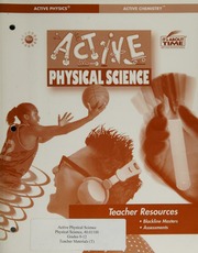 Active Physical Science Teacher Resources Unknown