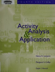 Activity Analysis Application 4th Ed Lamport Nancy K 1931