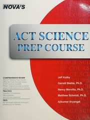 Act Science Prep Course Six Fulllength Tests Kolby Jeff Author