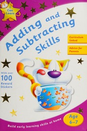Adding And Subtracting Skills Apsley Brenda Morgan Nicola Haslam