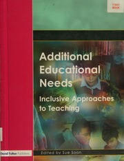 Additional Educational Needs Inclusive Approaches To Teaching Soan
