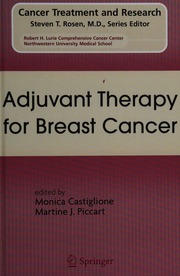Adjuvant Breast Cancer Treatment Castiglione Monica Piccart
