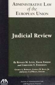 Administrative Law Of The European Union Judicial Review Levin