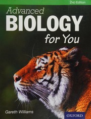 Advanced Biology For You Williams Gareth 1948 Author