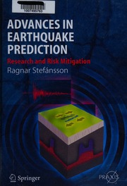Advances In Earthquake Prediction Research And Risk Mitigation Stefansson