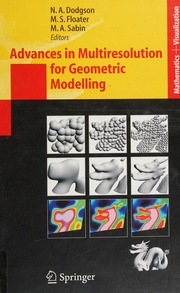 Advances In Multiresolution For Geometric Modelling Mingle 2003 2003 Cambridge