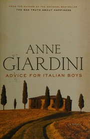 Advice For Italian Boys 1st Ed Giardini Anne