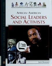 Africanamerican Social Leaders And Activists Jack Rummel