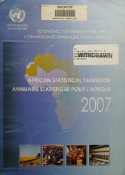 African Statistical Yearbook 2007 Multilingual Edition United Nations