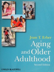 Aging And Older Adulthood 2nd Ed Erber Joan T