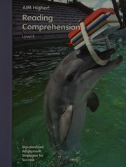 Aim Higher Level E Reading Comprehension Shepherd Robert D Advanced Instructional Materials