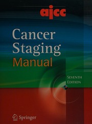 Ajcc Cancer Staging Manual 7th Ed American Joint Committee On Cancer Editors Edge
