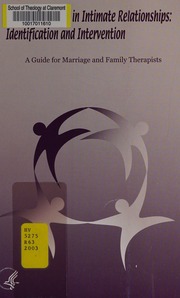 Alcohol Problems In Intimate Relationships Identification And Intervention A Guide For Marriage And Family Therapists Roberts