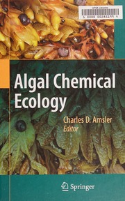 Algal Chemical Ecology Amsler Charles D