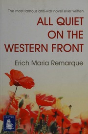 All Quiet On The Western Front Remarque Erich Maria 18981970