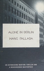 Alone In Berlin Fallada Hans 18931947