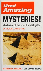 Amazing Mysteries Johnstone Michael 1945