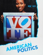 American Democracy Now Psc 101 Introduction To American Politics Third Edition College Of Southern Nevada Harrison