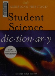 The American Heritage Student Science Dictionary New Updated Ed Houghton Mifflin Company