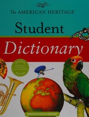 The American Heritage Student Dictionary Updated Ed Houghton Mifflin Company