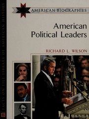 American Political Leaders Wilson Richard L 1944