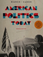 American Politics Today Bianco William T