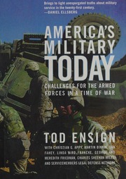 Americas Military Today The Challenge Of Militarism New Ed Edition Ensign