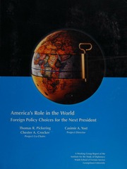 Americas Role In The World Foreign Policy Choices For The Next President Pickering