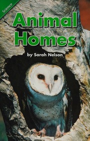 Animal Homes Nelson Sarah Author