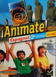 Animate Espagnol 2e Annee Edition 2012 Livre De Leleve Cd Audiorom Alaisferrand