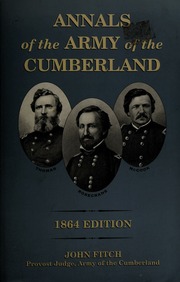 Annals Of The Army Of The Cumberland Fitch John Fl 1864