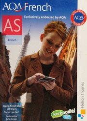 Aqa As French Exclusively Endorsed By Aqa Armstong Elaine Briggs
