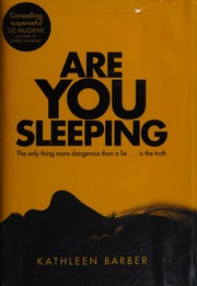Are You Sleeping Barber Kathleen Author