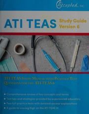 Ati Teas Study Guide Version 6 Teas 6 Test Prep And Practice Test Questions For The Test Of Essential Academic Skills Sixth Edition Singhal