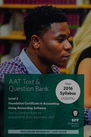 Aat Using Accounting Software Bpp Learning Media