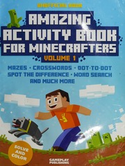 Amazing Activity Book For Minecrafters Unofficial Book Unknown