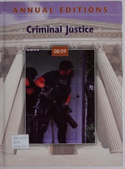 Annual Editions Criminal Justice 32 Edition Unknown