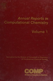 Annual Reports In Computational Chemistry Vol 1 Spellmeyer