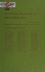 Annual Review Of Psychology Volume 53 2002 Fiske Susan T Schacter