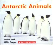 Antarctic Animals Berger Melvin Berger Gilda